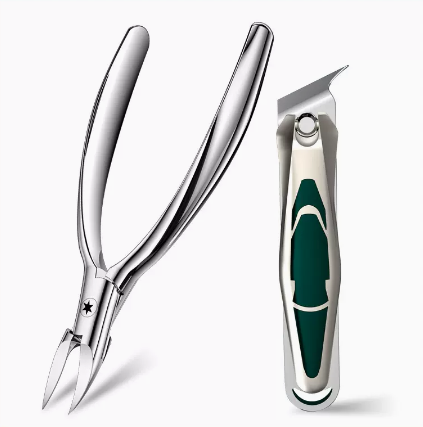 Hot-selling sharp-beak hawk-beak pliers for pedicure (specifications: nail groove pliers + oblique nail clippers, nail clippers for manicure)
