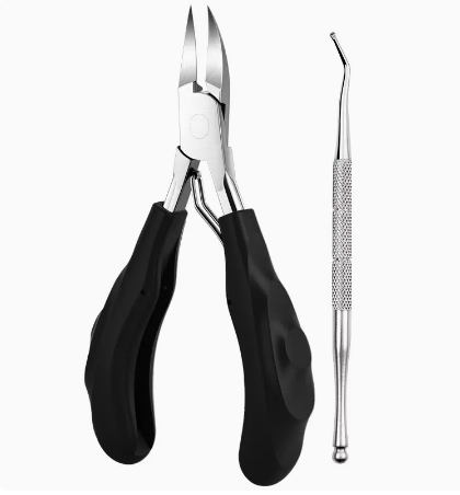Best selling scissors for nail groove (specification: armor black + nail picker)