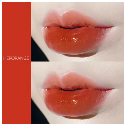 Hot selling Vaseline lip balm to remove lip lines lipstick lip glaze for women (02#) (cinnamon milk orange)