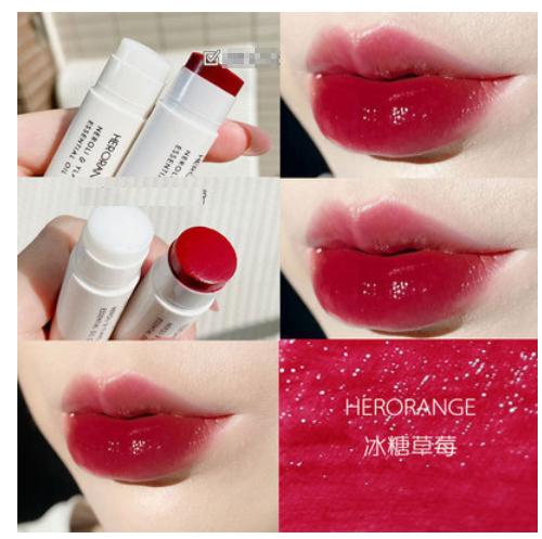 Hot selling Vaseline lip balm to remove lip lines lipstick lip glaze for women (03#) (rock candy strawberry)