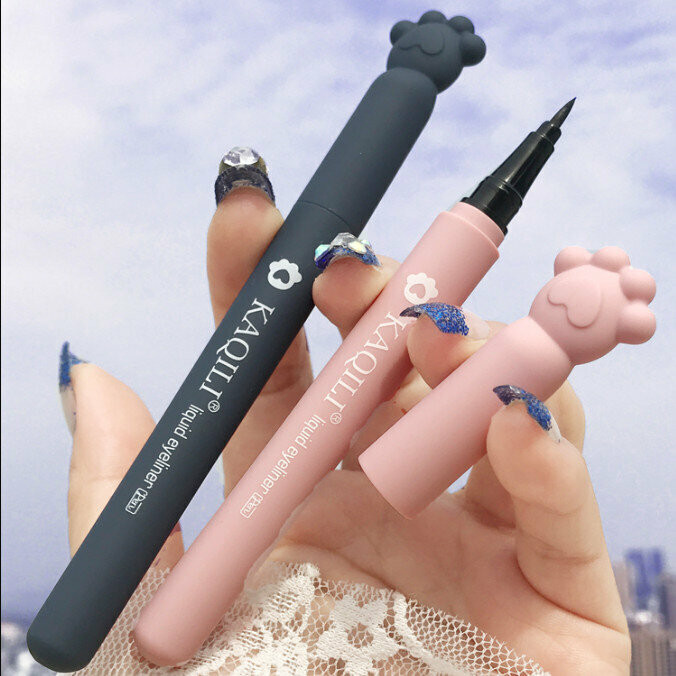 Popular beginners non-smudge cat claw eyeliner - pink