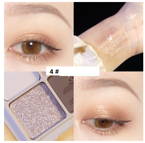 Popular eye shadow earth color summer matte pearlescent glitter (4#) (cream cement)