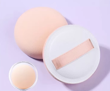 Popular super soft marshmallow wet and dry air cushion puff (round) (size: 5.5*5.5CM)