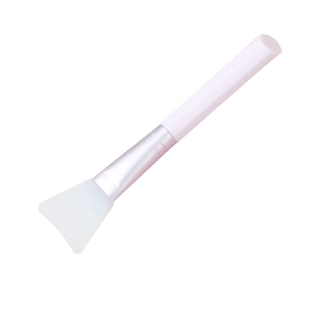 Popular silicone head multifunctional facial mask brush (white) (size: 140*30*27mm)