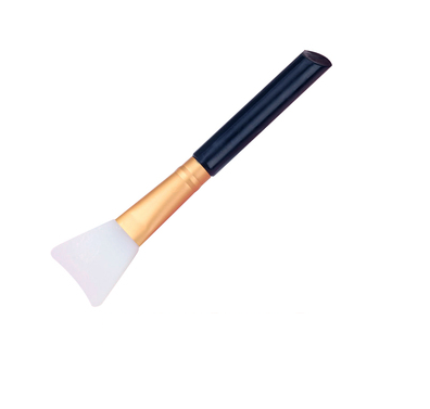 Popular silicone head multifunctional facial mask brush (black) (size: 140*30*27mm)