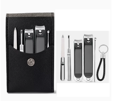 Popular nail clippers (Specification: [Starry Night Black] Nail Clippers, 7-piece manicure set)