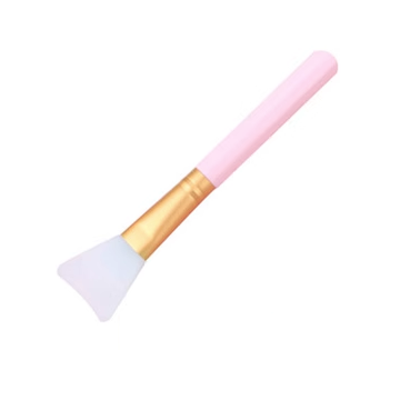 Popular silicone head multifunctional facial mask brush (pink) (size: 140*30*27mm)
