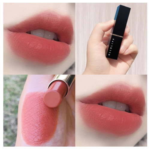 Popular 2 pieces of whitening, non-stick, non-fading lipstick lipstick (7#) (milk tea color)
