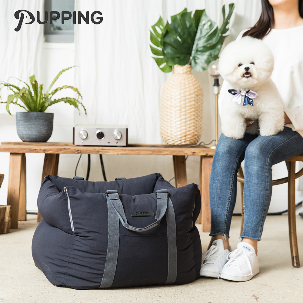 【PUPPING】韓國寵物車載窩 - 深藍色