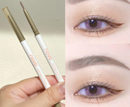 Hotly recommended ultra-fine anti-sweat and long-lasting non-fading eyebrow pencil (natural brown)