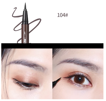 Hot recommendation (pack of 4) waterproof non-smudge eyeliner (104 dark brown)