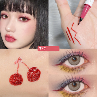 Hot recommended color waterproof non-smudge long-lasting eyeliner (burgundy)
