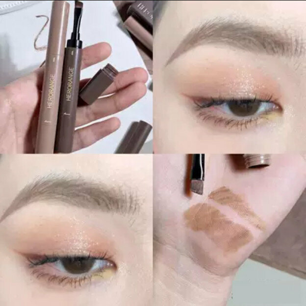 Hotly recommended waterproof, sweat-proof and non-fading eyebrow dye-#01 caramel color