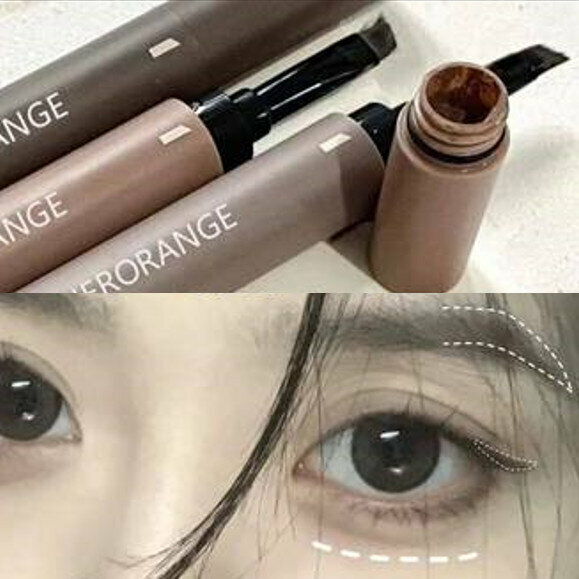 Hotly recommended waterproof, sweat-proof and non-fading eyebrow dye-#02 taupe