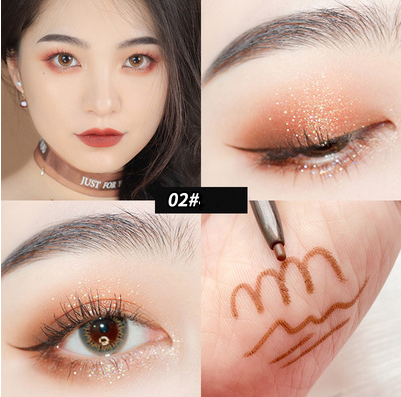 Hot recommended color waterproof non-smudge long-lasting eyeliner (brown)