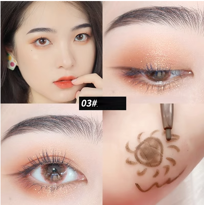 Hot recommended color waterproof non-smudge long-lasting eyeliner (light brown)
