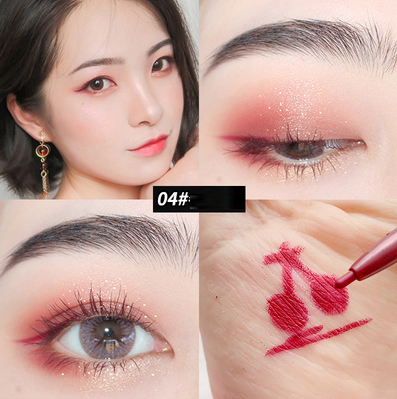 Hot recommended color waterproof non-smudge long-lasting eyeliner (berry color)