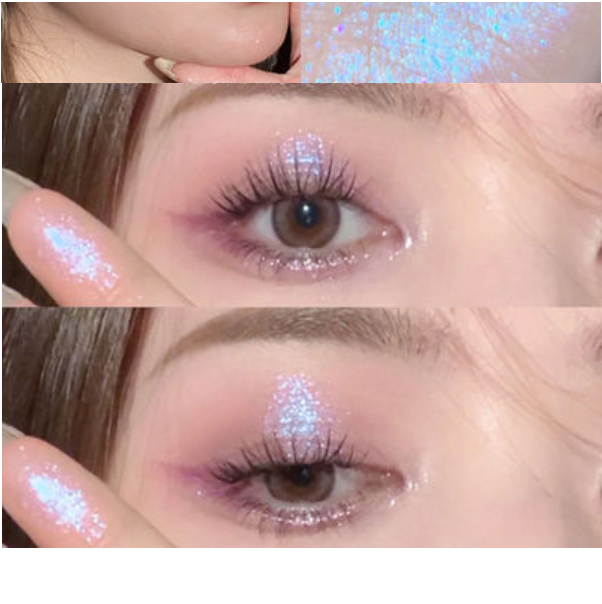 Hotly Recommended Glitter Liquid Eyeshadow (03 Crystal Purple Grape [1 Count])