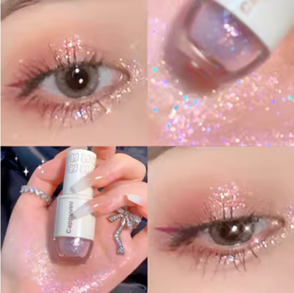 Hotly recommended sparkling liquid eye shadow (04 colorful popping candy [1 piece])