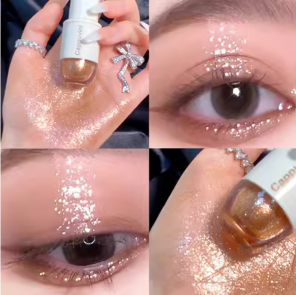 Hotly recommended sparkling liquid eyeshadow (06 diamond champagne gold [1 piece])