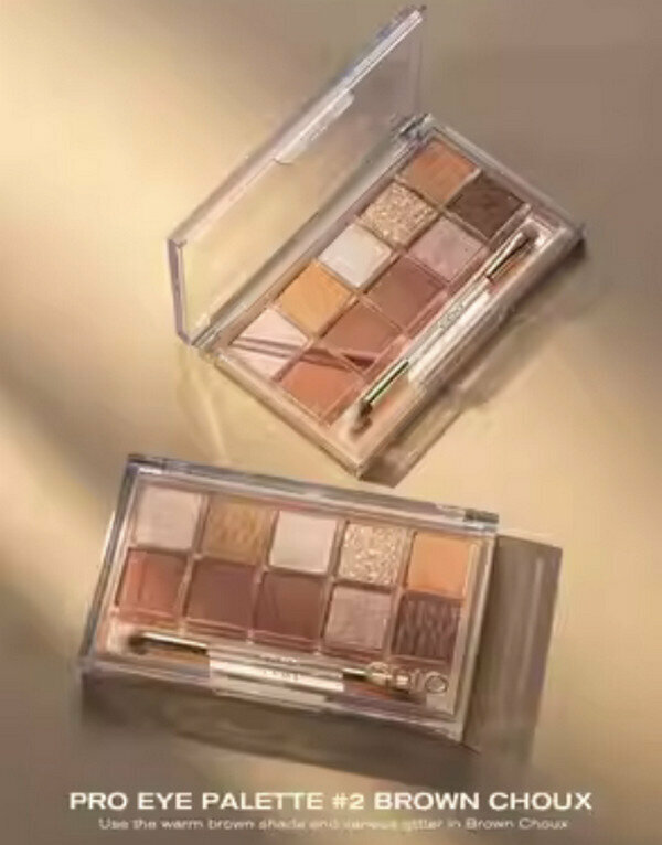 Hot Recommended Ten Color Eyeshadow Palette-02# Brown Chox Earthy Color