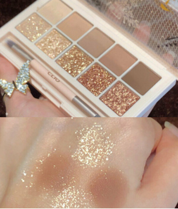 Hot Recommended Ten Color Eyeshadow Palette-New Color 08# Into Lace Milk Tea Lace