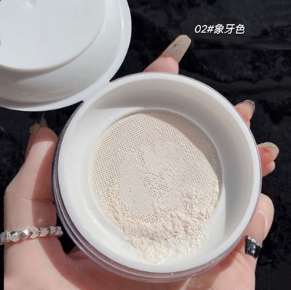 熱推定妝散粉(透明02象牙白)