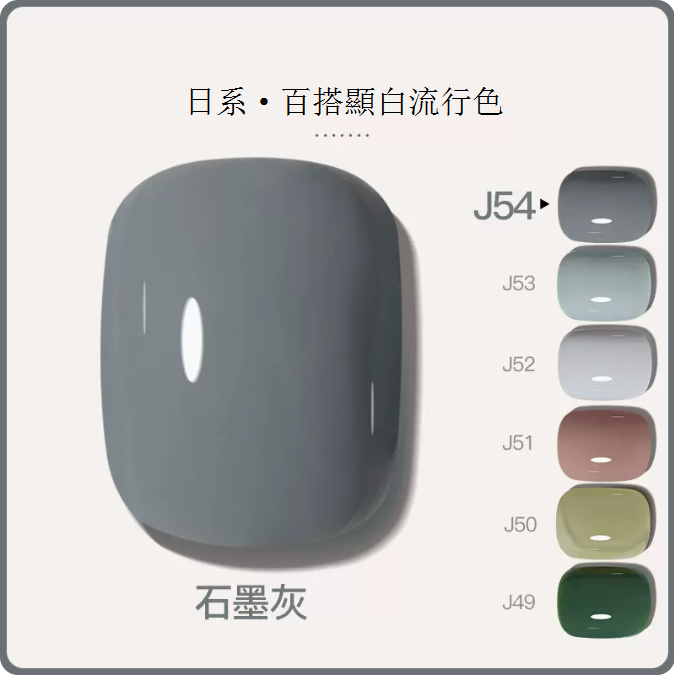 Hot Recommended [Bottled 5ml] Translucent Functional Nail Polish Gel [J54-Graphite Gray]