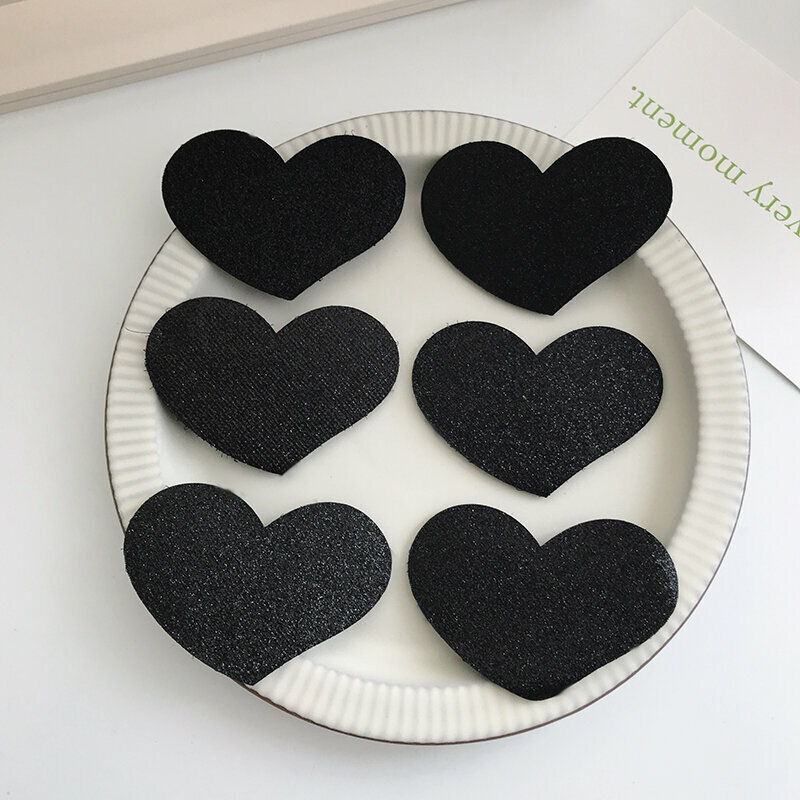 Hot style black bangs stickers, seam stickers, broken hair stickers (love 6-piece set)