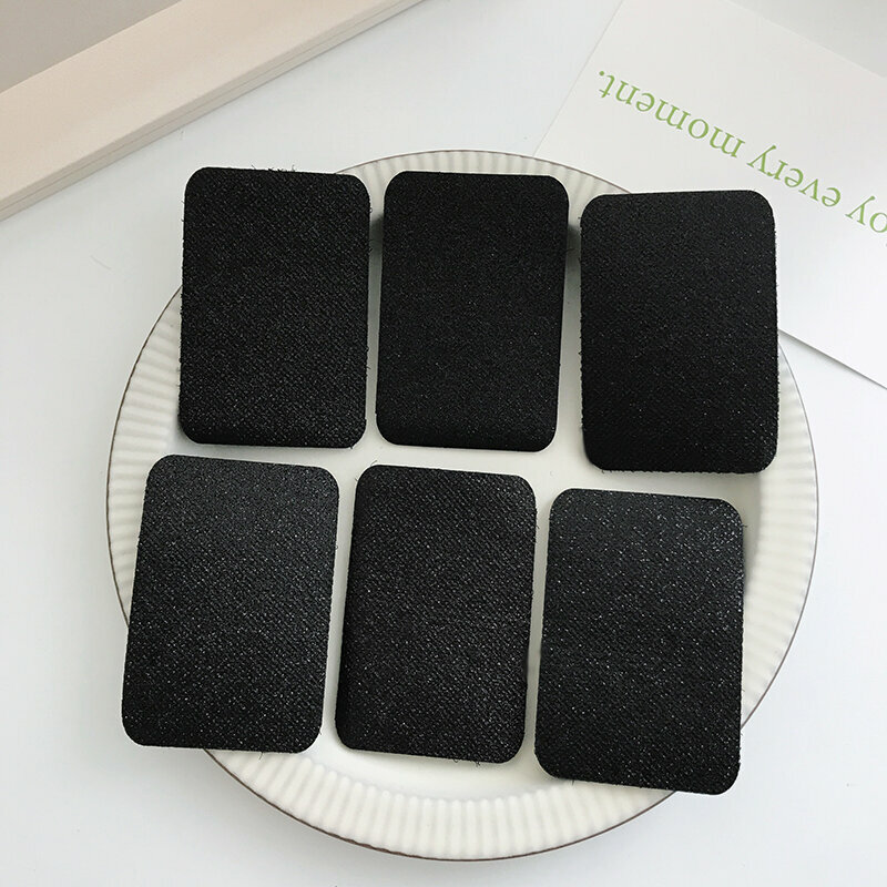 Popular black bangs stickers, seam-retaining stickers, and broken hair stickers (rectangular 6-piece set)