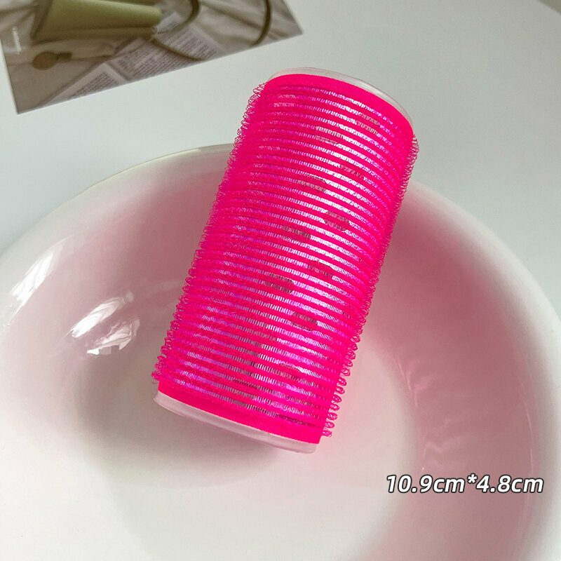 Hot style fluffy hair curlers (rose red - extra large)