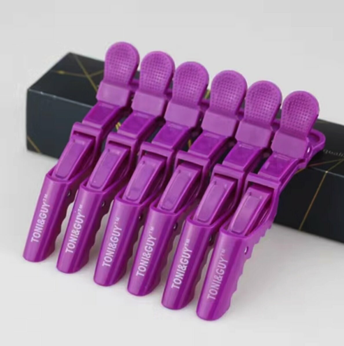 Popular professional hairdressing duckbill clip (purple)