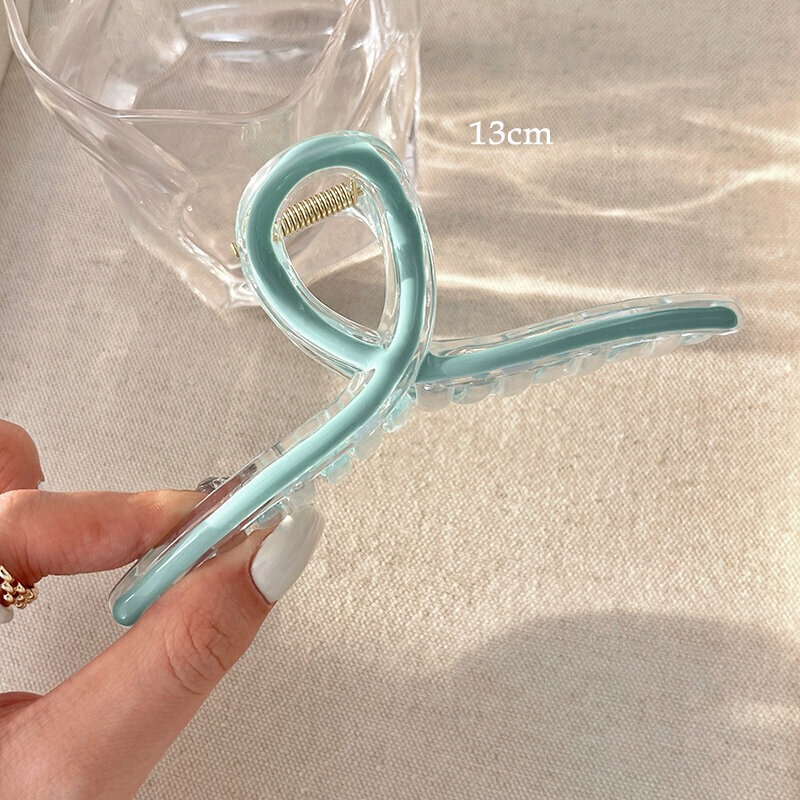 爆款高級感髮夾 (湖藍)