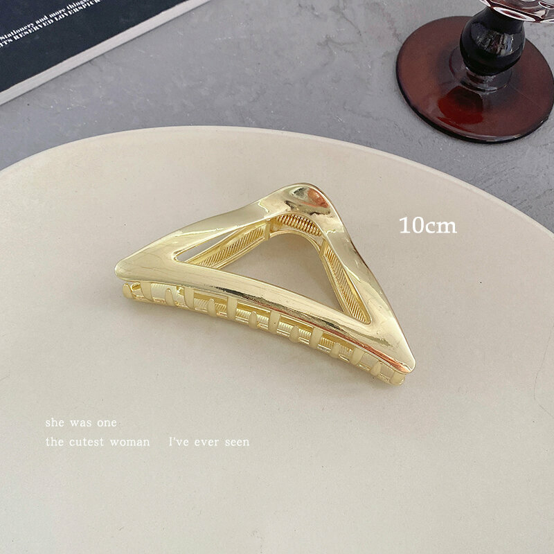 爆款高級感髮夾 (金色亮色)