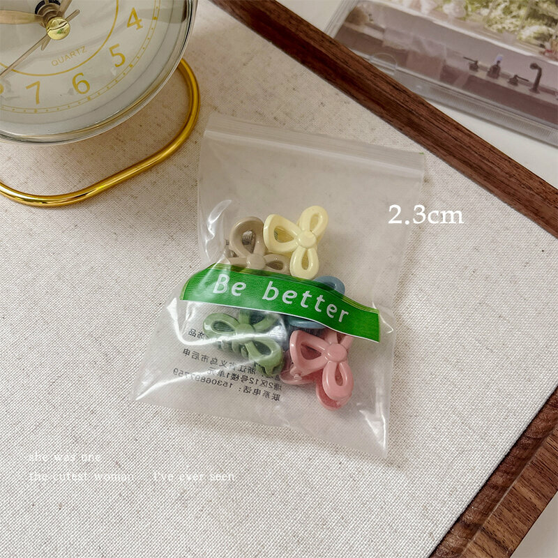 New small hair clips, broken hair clips (5 pack of bow clips)