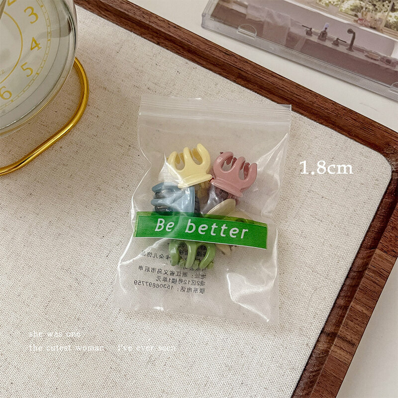 新款小號髮夾 碎髮夾(南瓜夾5個裝)