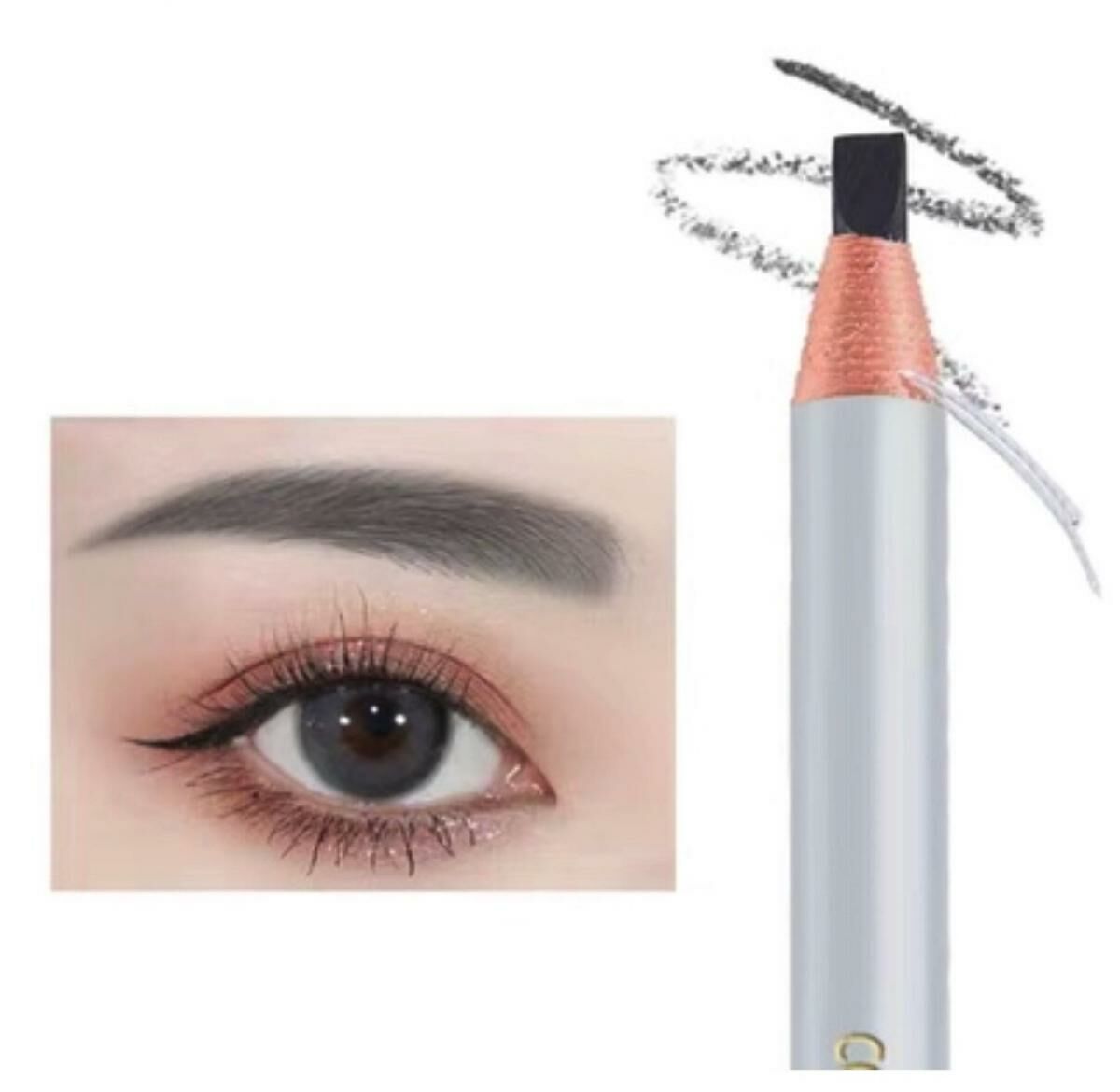 New waterproof eyebrow pencil (4# smoke gray)