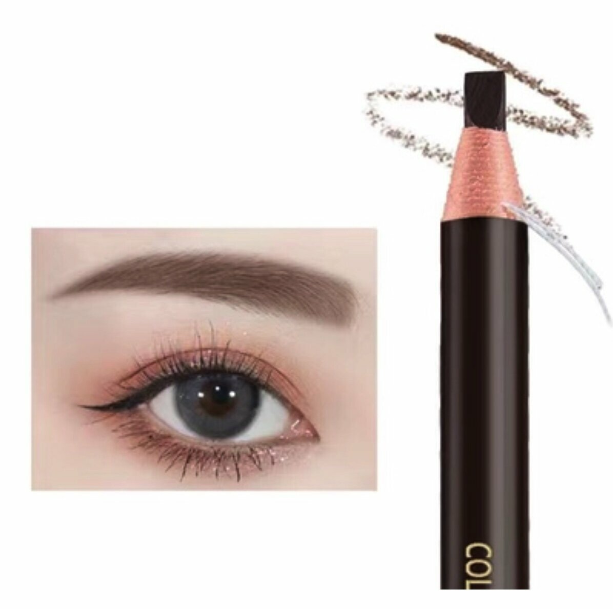 New waterproof eyebrow pencil (3# dark coffee color)