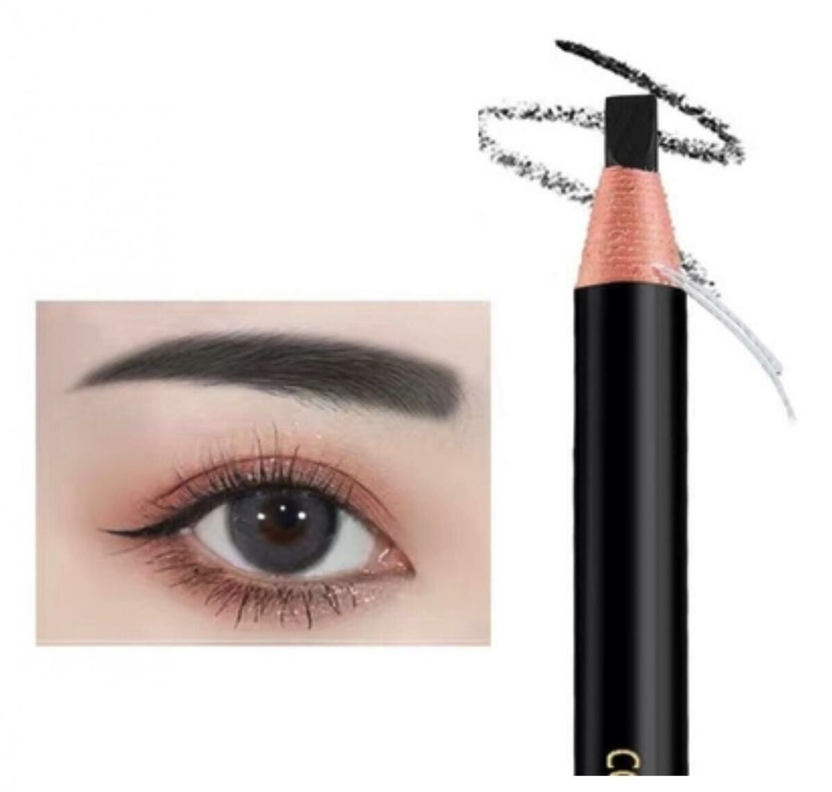 New waterproof eyebrow pencil (5# black)