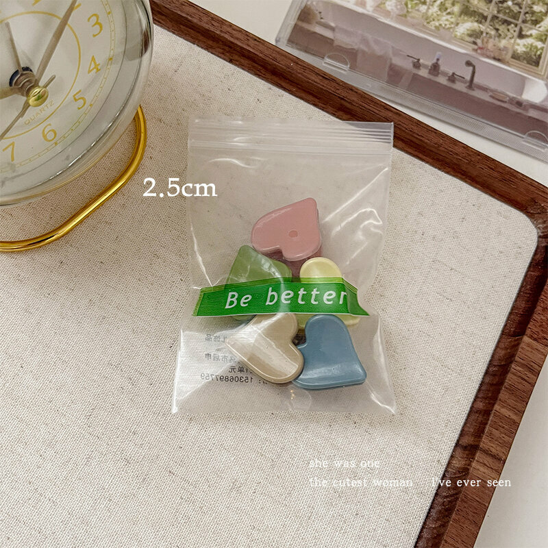 新款小號髮夾 碎髮夾(愛心夾5個裝)