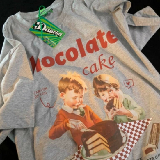 Hot Selling One Eat a Day Short Sleeve T-shirt [Gray] [S-XL] (please contact customer service to confirm the delivery size after placing the order)