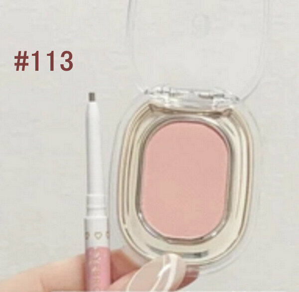 新款單色眼影-113# 清純蜜桃 微閃