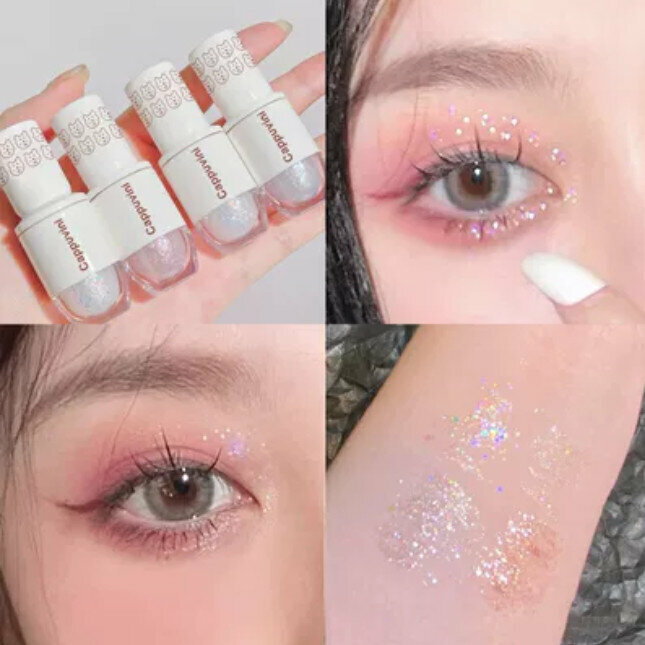 Hot selling waterproof non-removable single color liquid eyeshadow-#01 Mermaid Pearl Tears