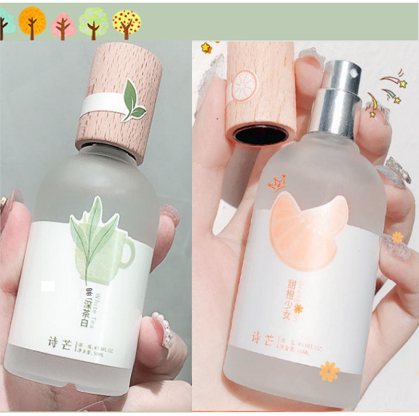 熱賣持久留香香水(雲深白茶+甜橙少女)