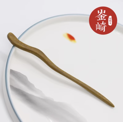 熱賣綠檀木髮簪（崟崎）