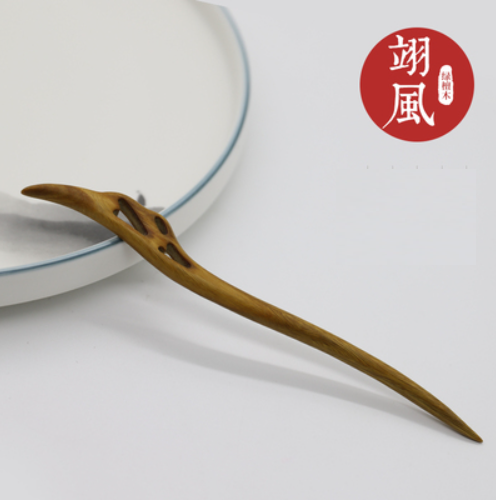 熱賣綠檀木髮簪（翊風）