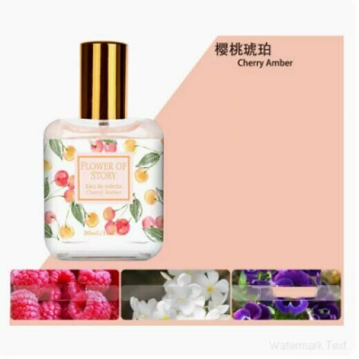 Popular floral and fruity eau de toilette (cherry amber) [30ml]
