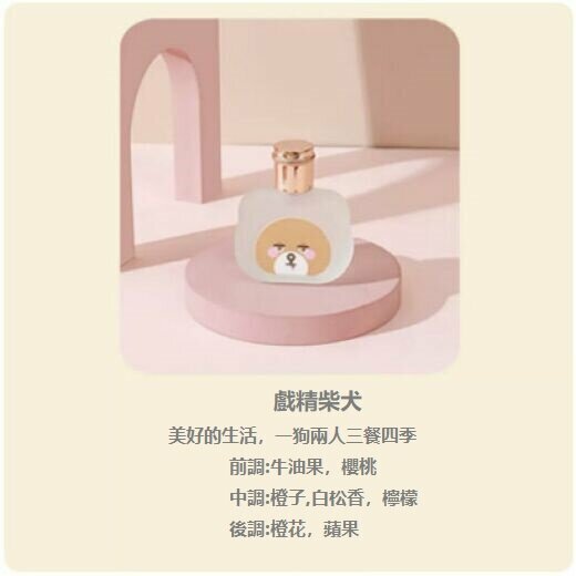 Popular Cartoon Cat Bottle Perfume (Drama Queen Shiba Inu) [50ml]