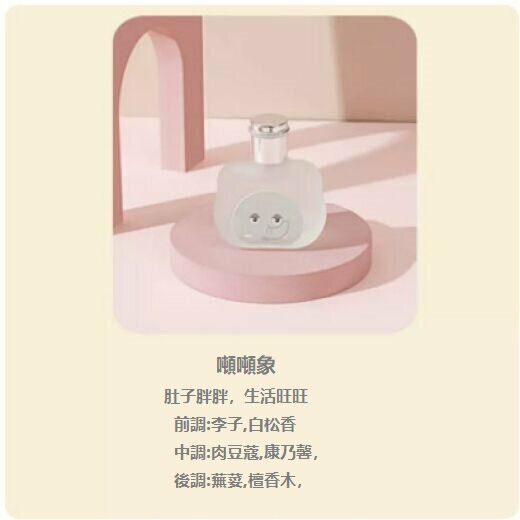 Popular Cartoon Meow Bottle Perfume (Tonton Elephant) [50ml]