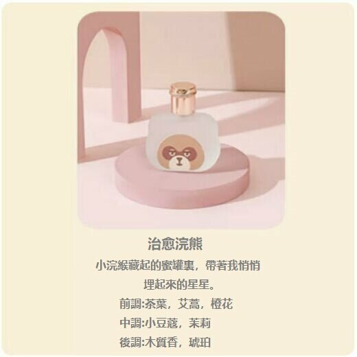 Popular Cartoon Meow Bottle Perfume (Cure Raccoon) [50ml]